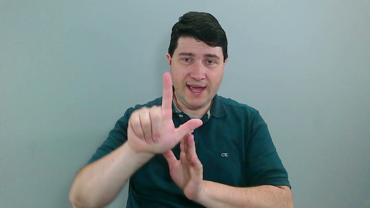 Parâmetros da Libras - configuração de mão: movimento interno da mão