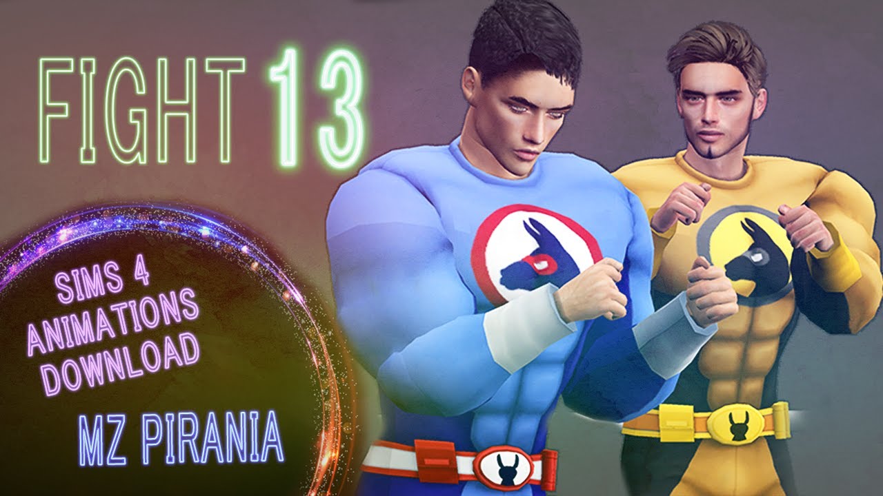 FIGHT 13 | Sims 4 Custom Animations | (Download)
