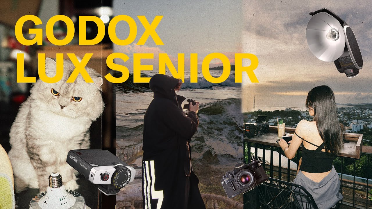 Godox Lux Senior:  The Most Beautiful Retro Flash ✨ | Review & sample photos📸