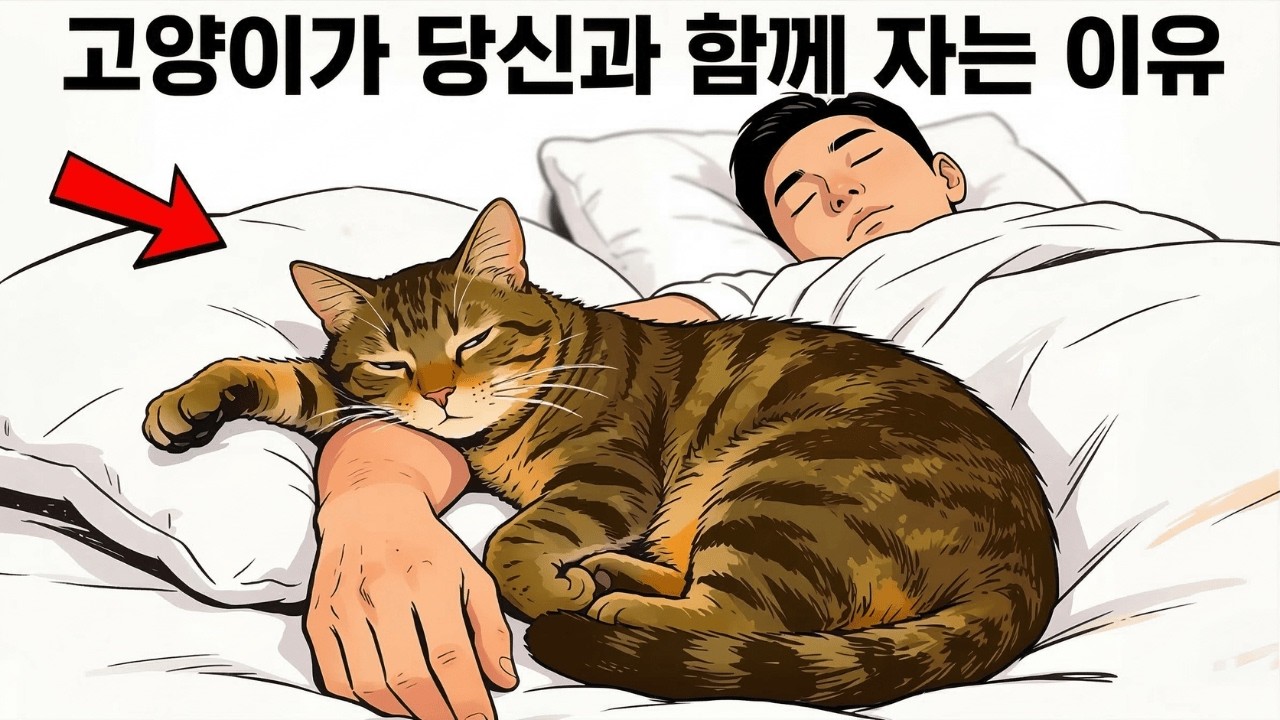 당신의 고양이가 함께 잠을 잔다면, 이것을 말하려는 거예요!