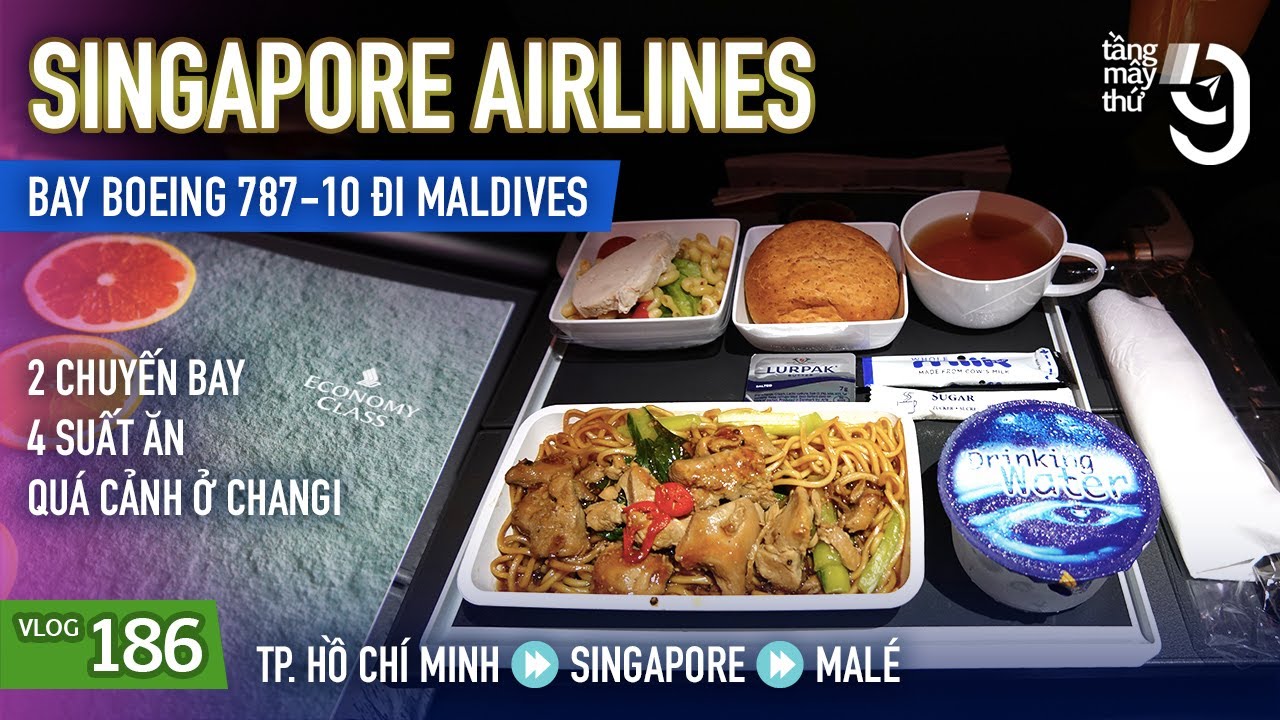[M9] #186: Bay đi Maldives với Boeing 787-10 Dreamliner của Singapore Airlines | Yêu Máy Bay