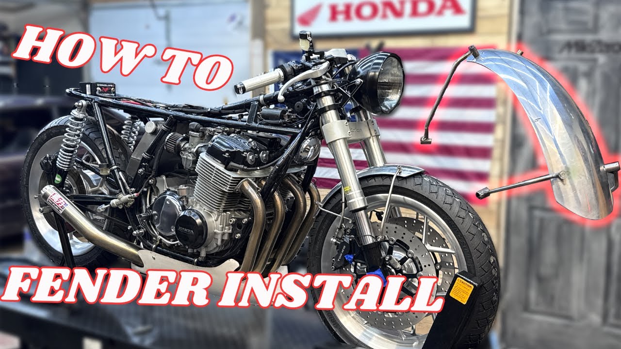 How to Install Cafe Racer Front Fender | DIY Kit From PURPOSE BUILT MOTO