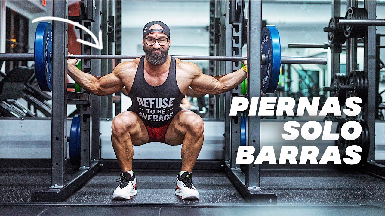 Piernas Y Pantorrillas - RETO RUTINA SOLO CON BARRA - gym topz