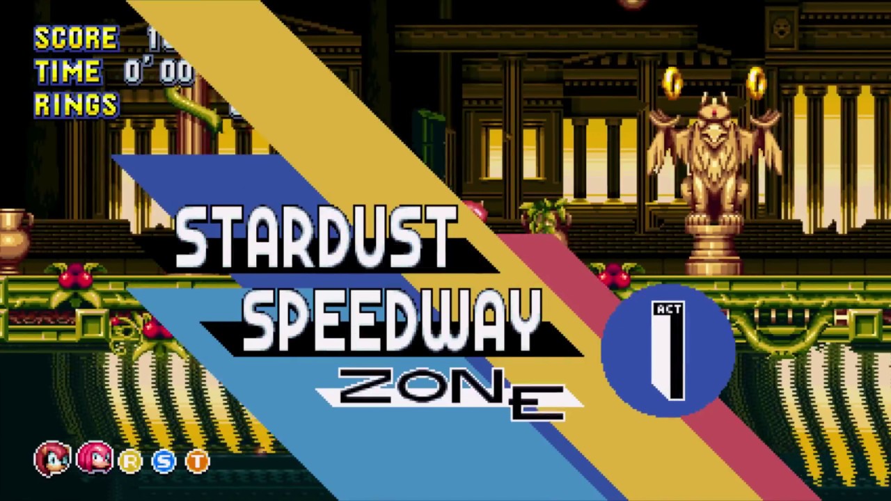 Sonic Mania PLUS Encore Mode - Stardust Speedway Zone