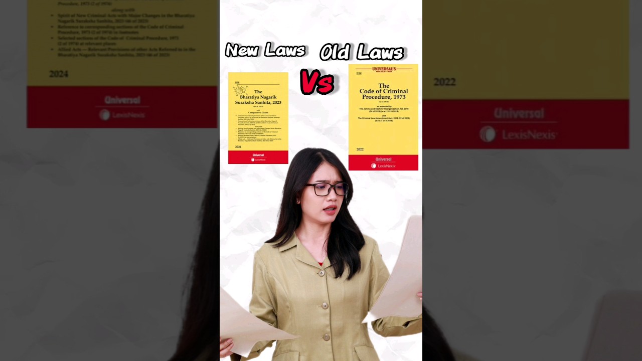 NEW VS OLD LAWS FOR JUDICIARY EXAMS/#judiciary #law #APOEXAMS #spelllaw #upsc #viralvideo