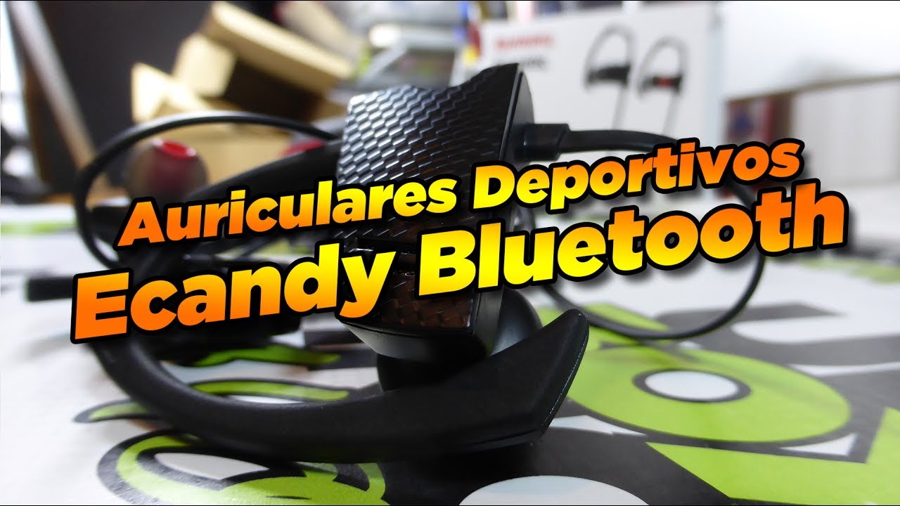 Auriculares deportivos bluetooth 4.1 eCandy funci&oacute;n manos libres - Fast unboxing ;)