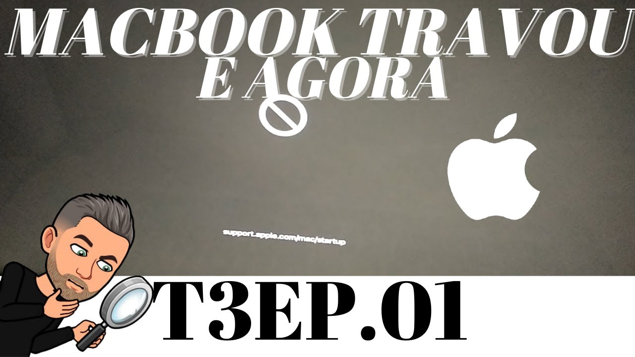 COMO ARRUMAR MACBOOK COM SINAL DE PROIBIDO NA TELA, NÃO INICIA, MODO DE RECUPERAÇÃO CASOS REAIS T3E1