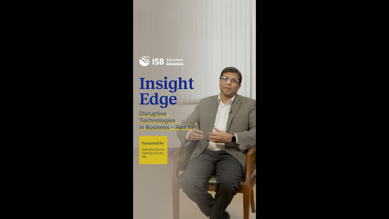 Disruptive Technologies in Business - Part 1
