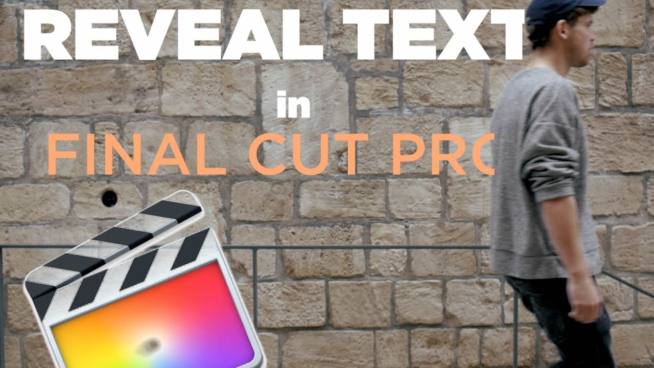 REVEAL Text in Final Cut Pro!