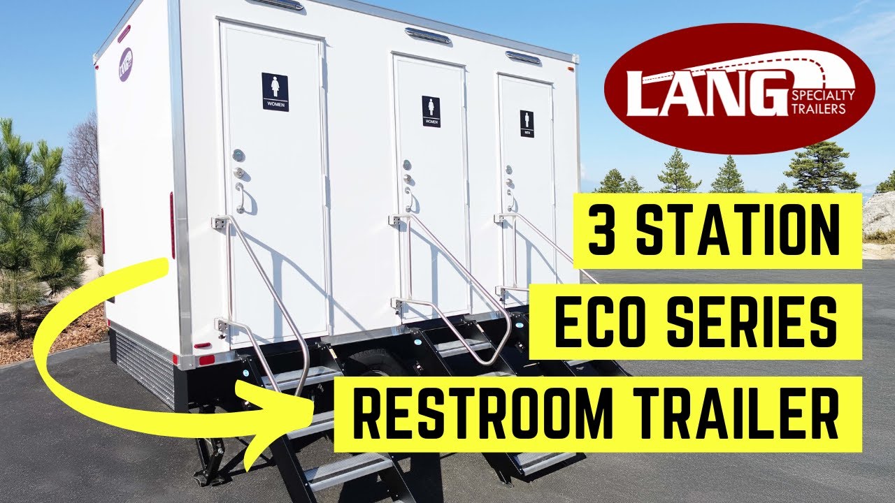 3 Station ECO Series Restroom Trailer | The Ultimate Upgrade for Party & Event Rental Pros