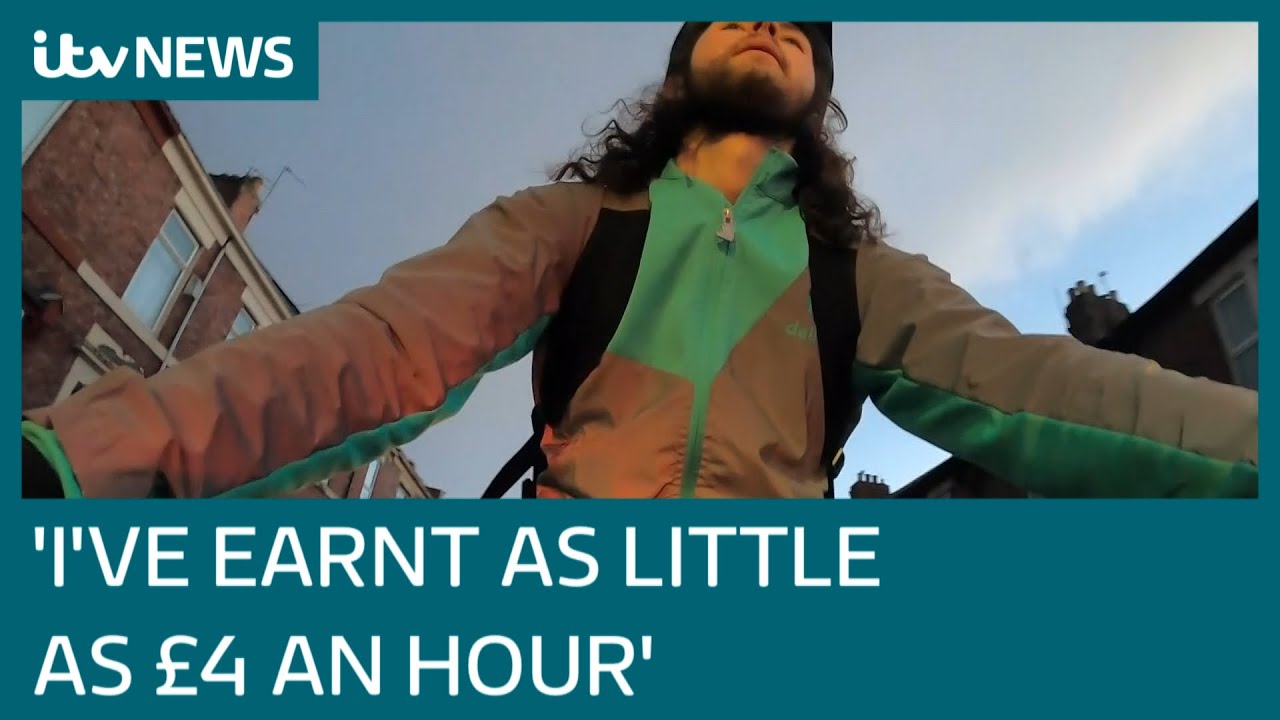 The Deliveroo riders who are earning less than minimum wage | ITV News