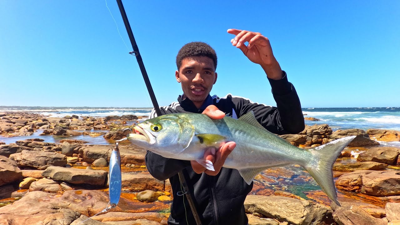 TARGETING BIG FISH OFF THE ROCKS