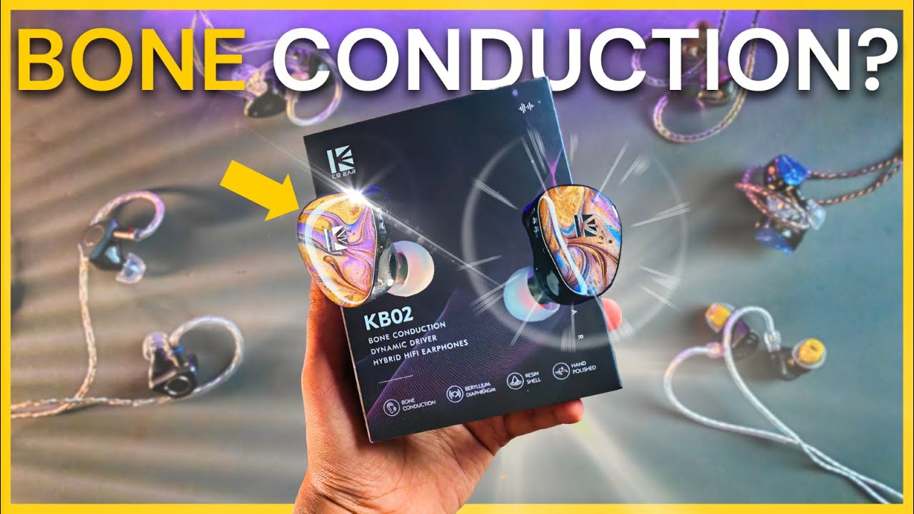 KBEAR KB02 - Special IEM with Bone Conduction for Bass!