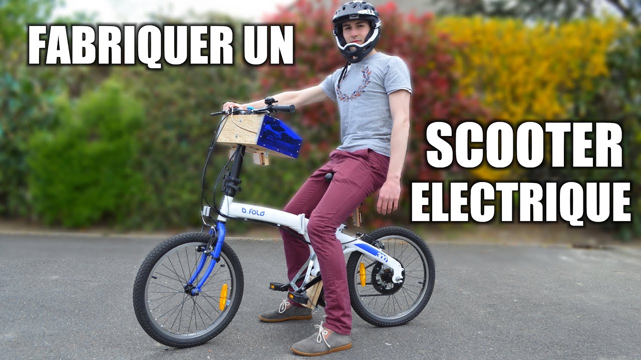 Fabriquer un scooter &eacute;lectrique (avec le plus possible de DIY)