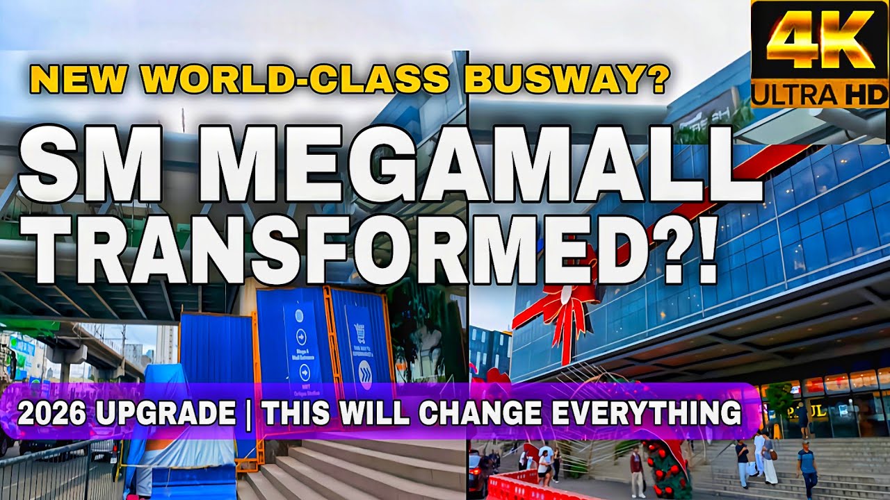 SM Megamall 2026! World-Class Redevelopment & Busway Update | 4K Walking Tour Philippines 