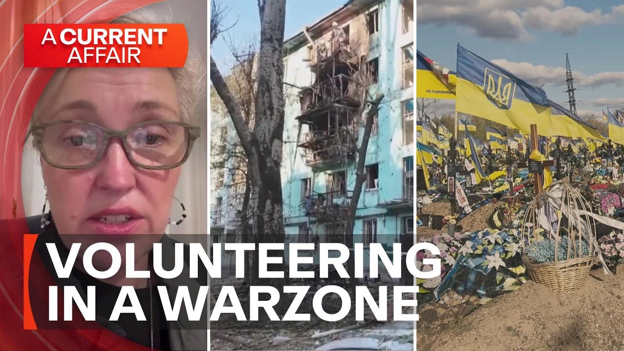Brave Aussie doctor risks life to help in Ukraine | A Current Affair