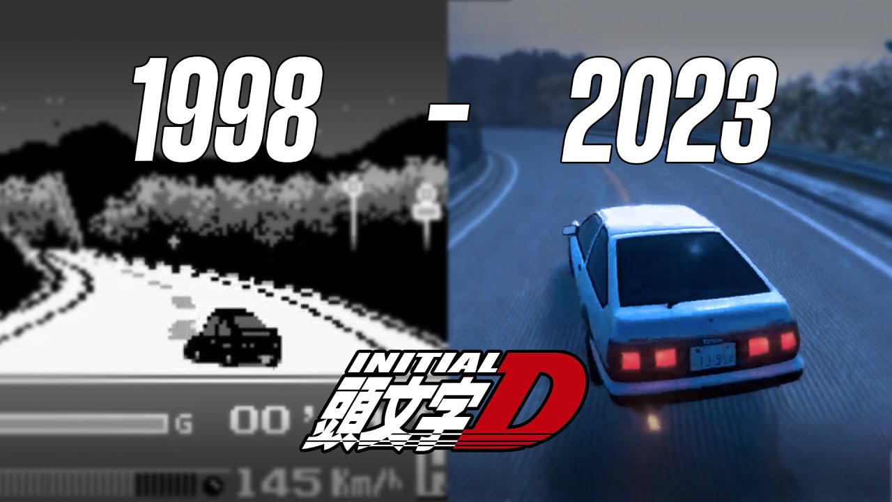 Эволюция игр Initial D | 1998 - 2023