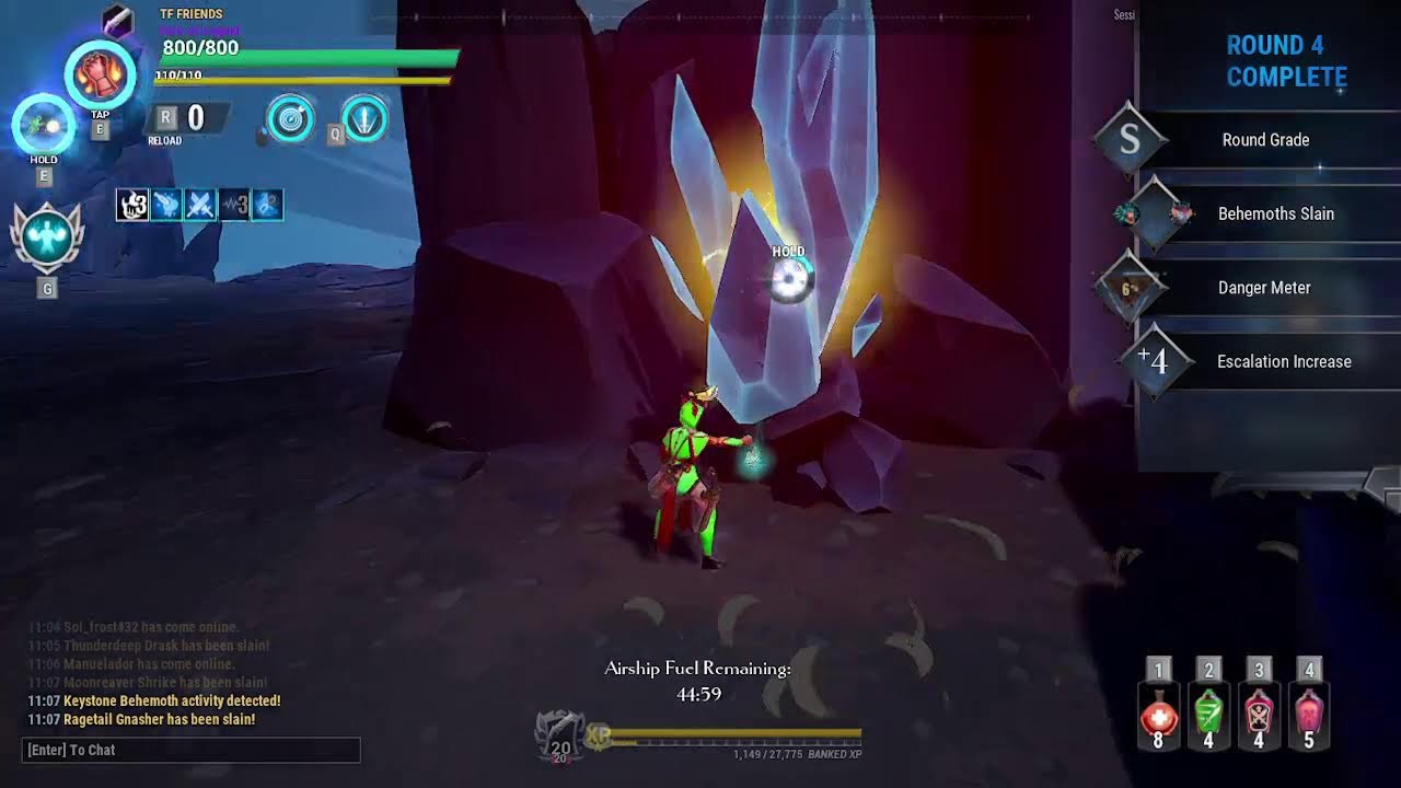 Dauntless 2 Fire Gun Build 280% Part damage