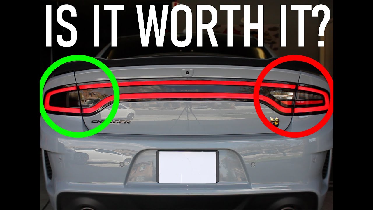 Installing GRIDREADY Tail Light Tint Kit - 2021 Charger Wide Body Skat Pack