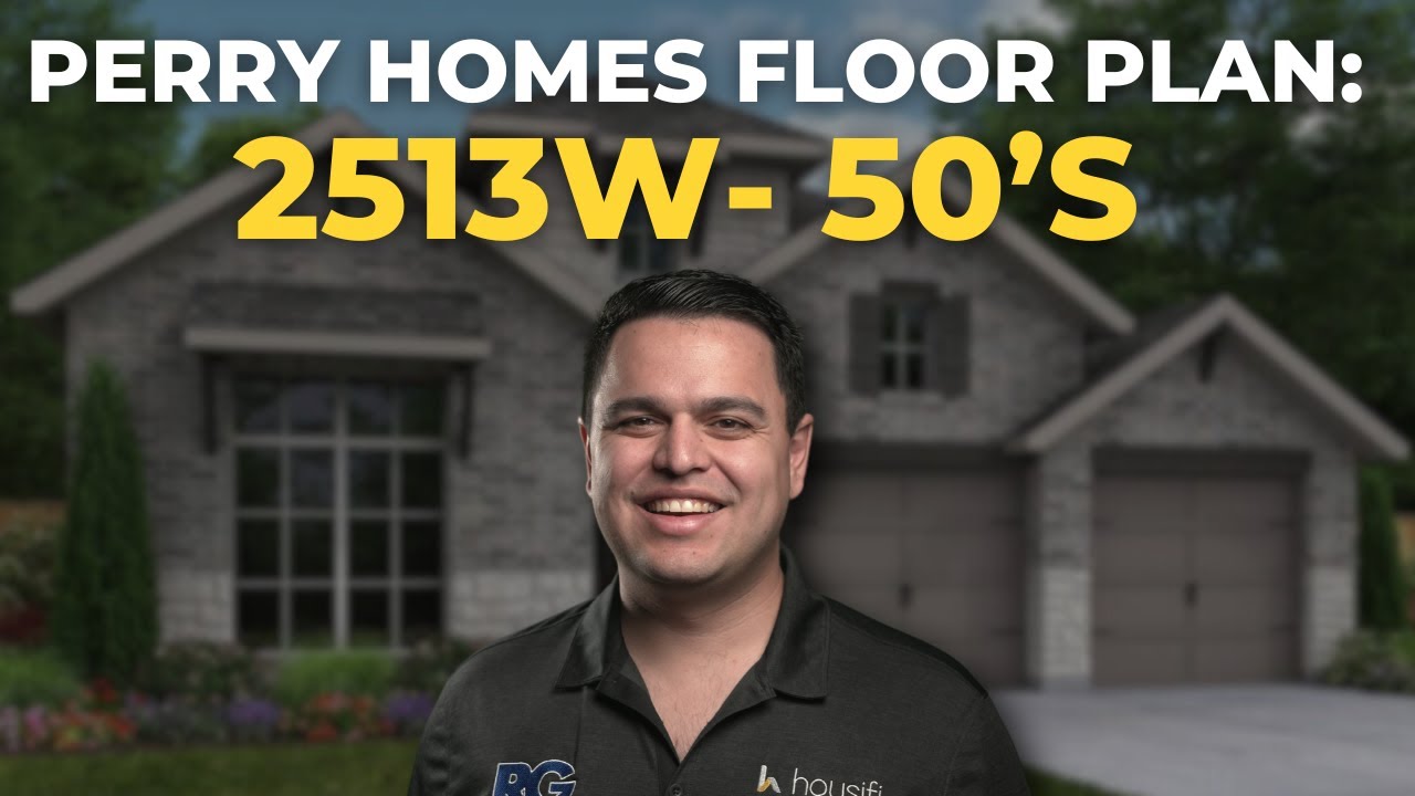 Perry Homes 2513W - 50' Lot | Floor Plan Tour