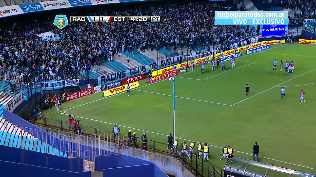 Fútbol en vivo. Racing - Estudiantes. Fecha 11. Torneo Final 2014. Fútbol Para Todos