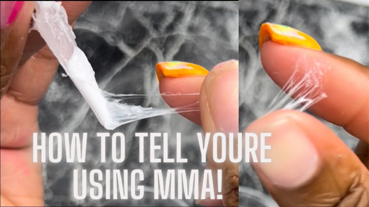 USING MMA - How to recognize MMA when working with acrylic - Why MMA is ILLEGAL | Acrylic Nails