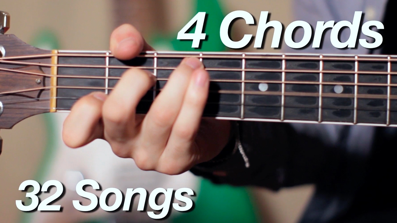 4 Chords, 32 Songs on Acoustic Guitar!