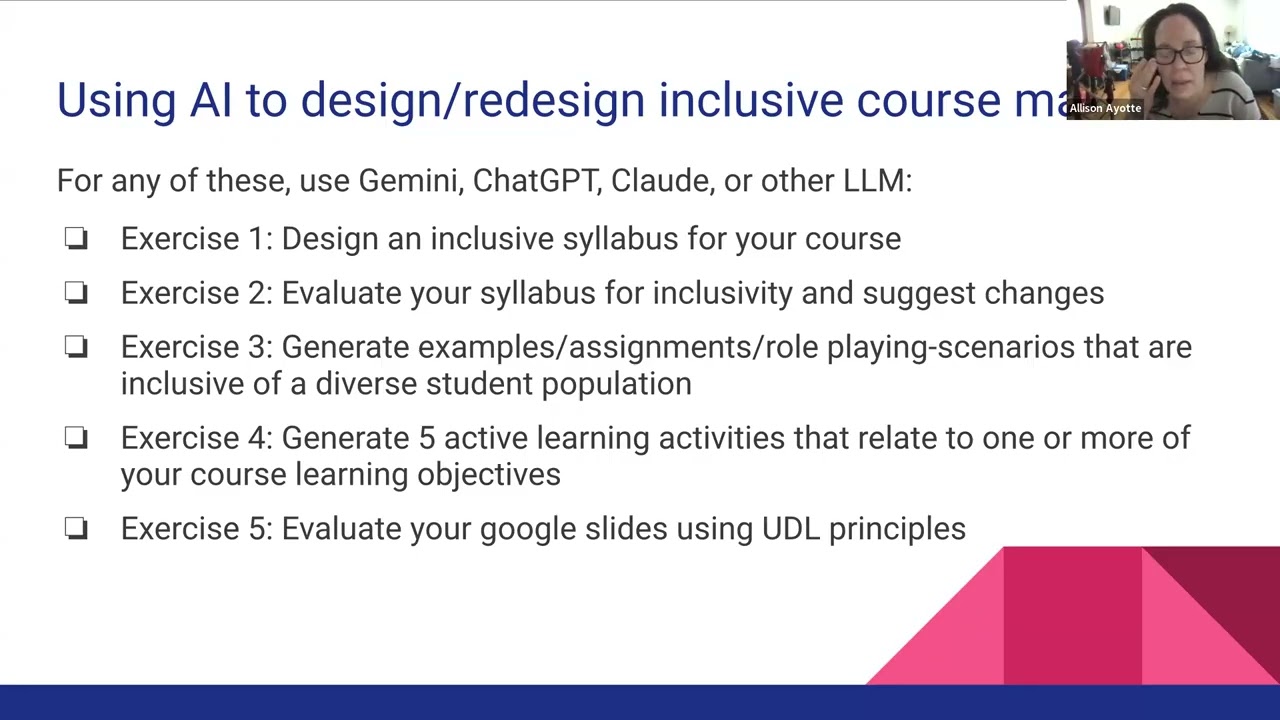 Session 36: Using AI to support inclusive instruction