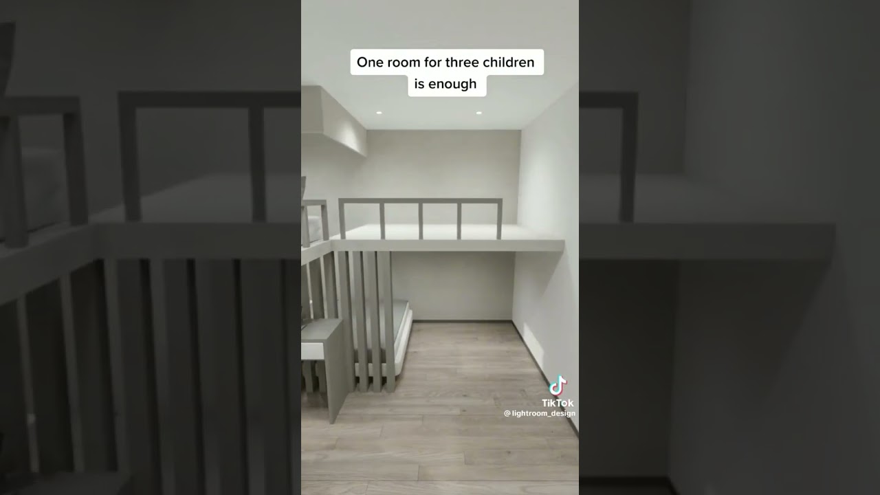One room for 3 kids #shorts #viral #trending