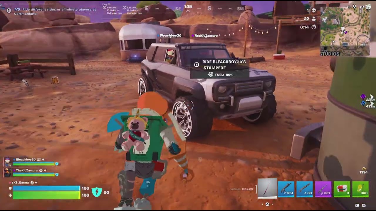 Fortnite Zero Build Trio's #VICTORYROYAL #PS5