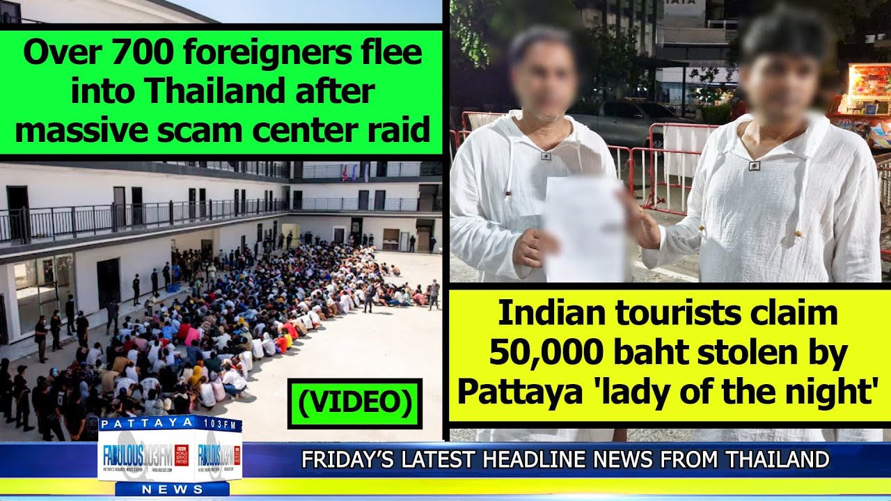 VERY LATEST NEWS FROM THAILAND in English (24 October 2025) from Fabulous 103fm Pattaya