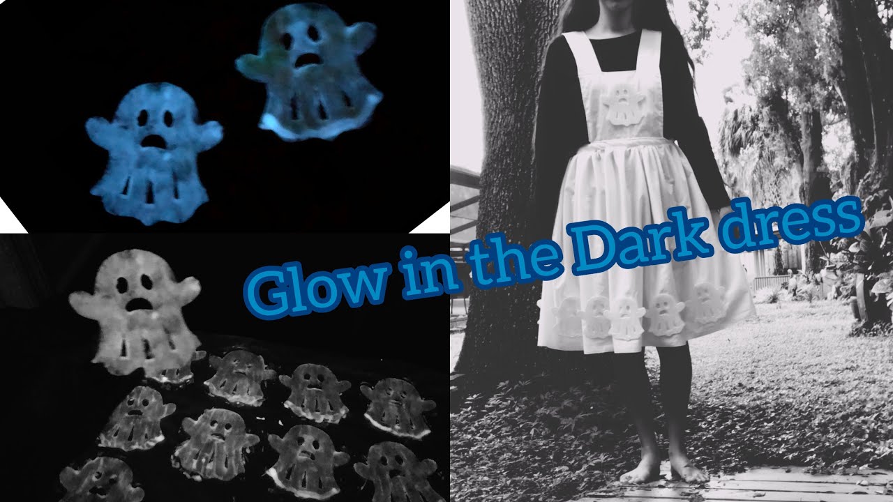 I made a Glow-in-the-Dark Dress!