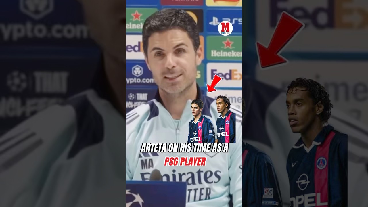 Mikel Arteta&rsquo;s memory of playing alongside Ronaldinho at PSG ❤️ #UCL #Arsenal #championsleague