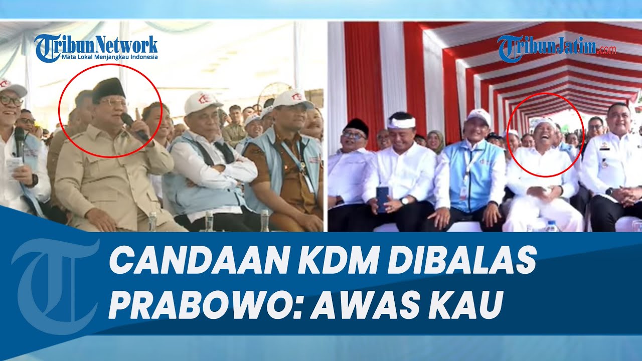 'AWAS KAU' Ucap Presiden Prabowo Usai Dedi Mulyadi Bercanda soal Jodoh