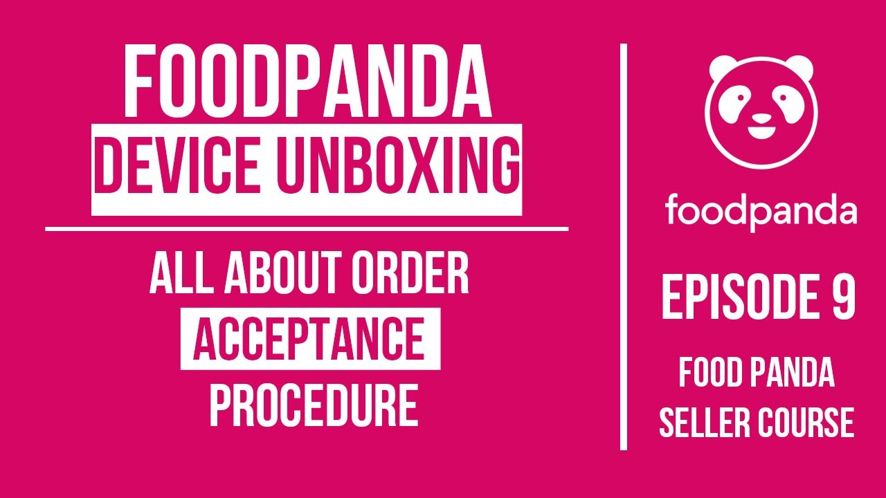 Foodpanda Device Unboxing | How to proceed order | How to accept order | What is upcoming order