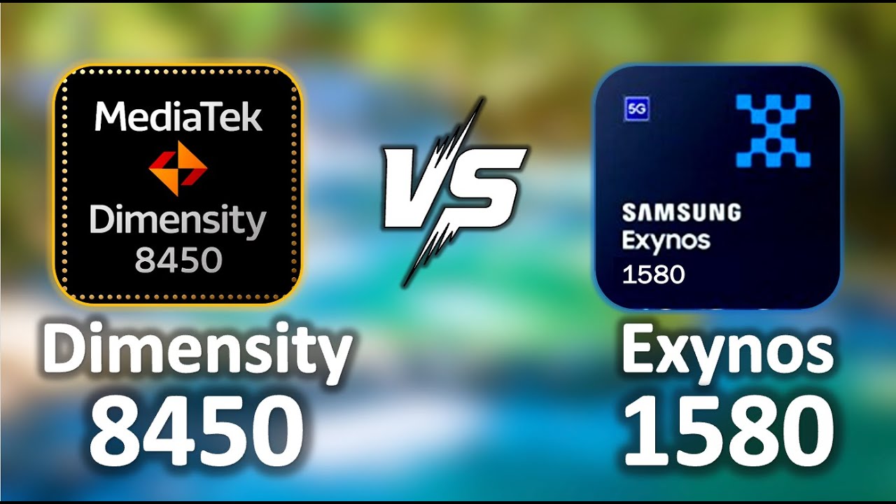 Exynos 1580 vs Dimensity 8450 | Mid-Range Power Battle!