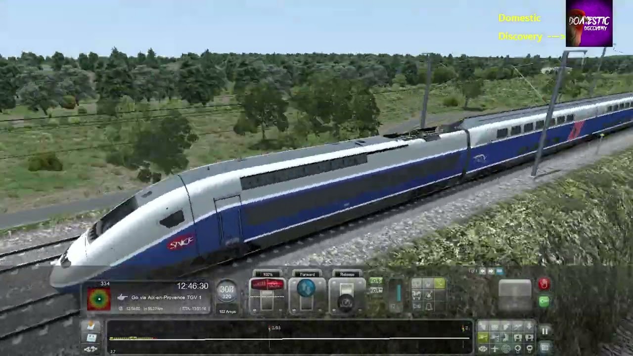 Train Simulator 2017 PC Gameplay Carrer Avignon TGV to Marseille saint Part 1 - Gajaji