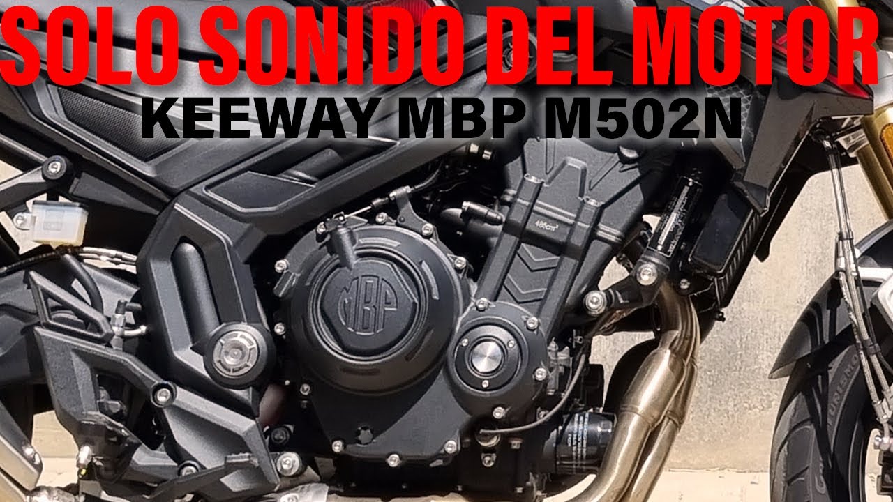 KEEWAY MBP M502N 2022  🏍 🎧 -Solo sonido del motor- [RAW on board] 📢🔊 | CABALLERO MOTORISTA