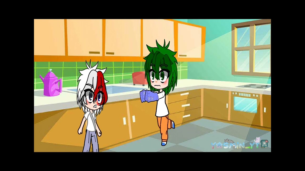 Todoroki fica chateado com Deku e Bakugo