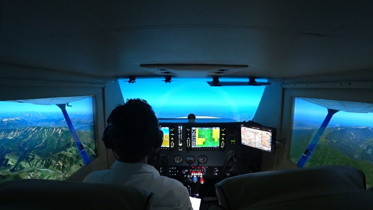 Vol sur Simulateur Cessna 172 : LFNA (Gap) - LFMA (Aix)