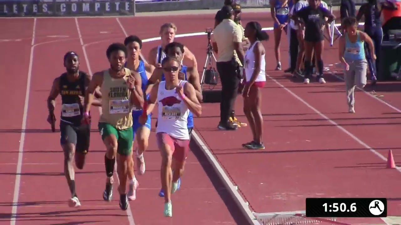 Эстафета 4x400 м, мужчины, Elite Invitational &mdash; Mt. SAC Relays 2025 [Полный повтор гонки]