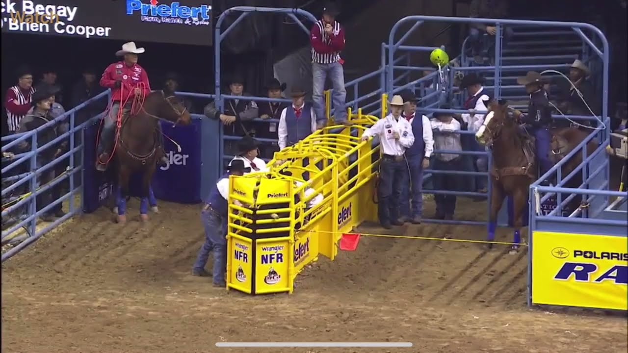 Rnd 10 team roping 2015 NFR 
