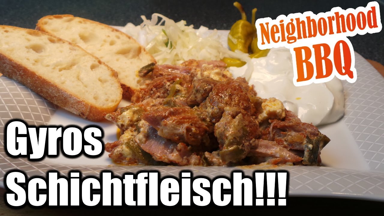 Richtig lecker!!! Gyros Schichtfleisch aus dem Dutch Oven!!!