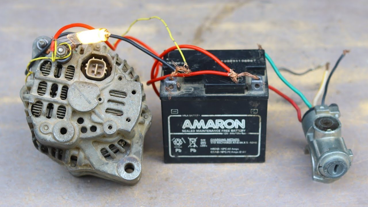 How to Connection Toyota 4 Pin Alternator | How to Wire 4 Pin Alternator