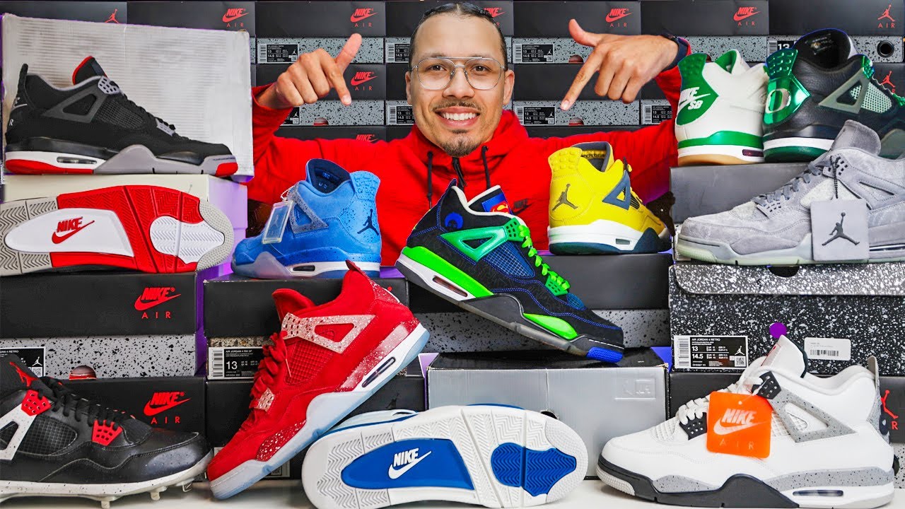 My ENTIRE Air Jordan 4 Sneaker Collection (60+ Pairs)