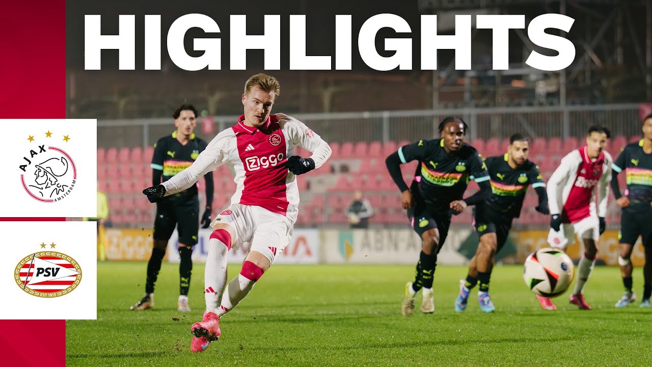 Hattrick Rijkhoff ⚽⚽⚽ | Highlights Jong Ajax - Jong PSV | Keuken Kampioen Divisie