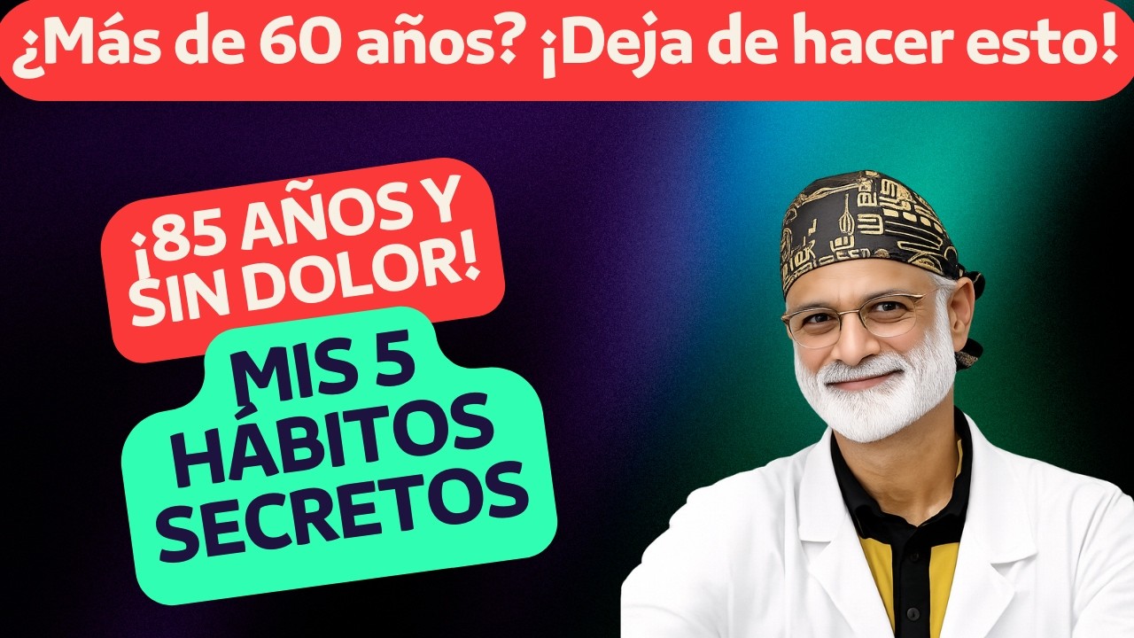 Tengo 85 Años y Camino Sin Dolor – Estos 5 Hábitos Cambiaron Mi Vida | Dr. pradips