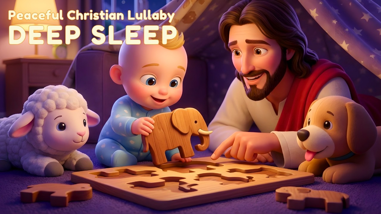 🌙 Baby Sleep Worship Music | Peaceful Christian Lullabies All Night