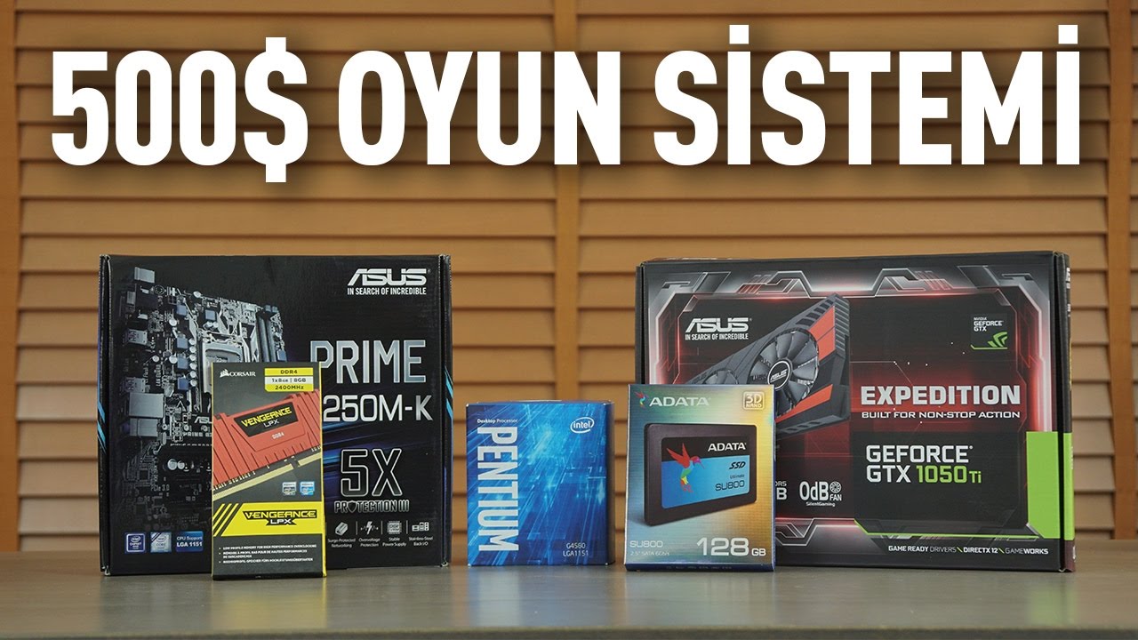 Performanslı ve bütçe dostu, 500$'lık oyun sistemi topluyoruz