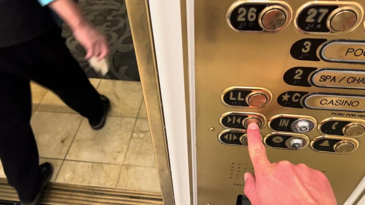 Otis? Bordeaux Tower Elevators (26-33) at Paris Las Vegas Hotel and Casino in Las Vegas, Nevada